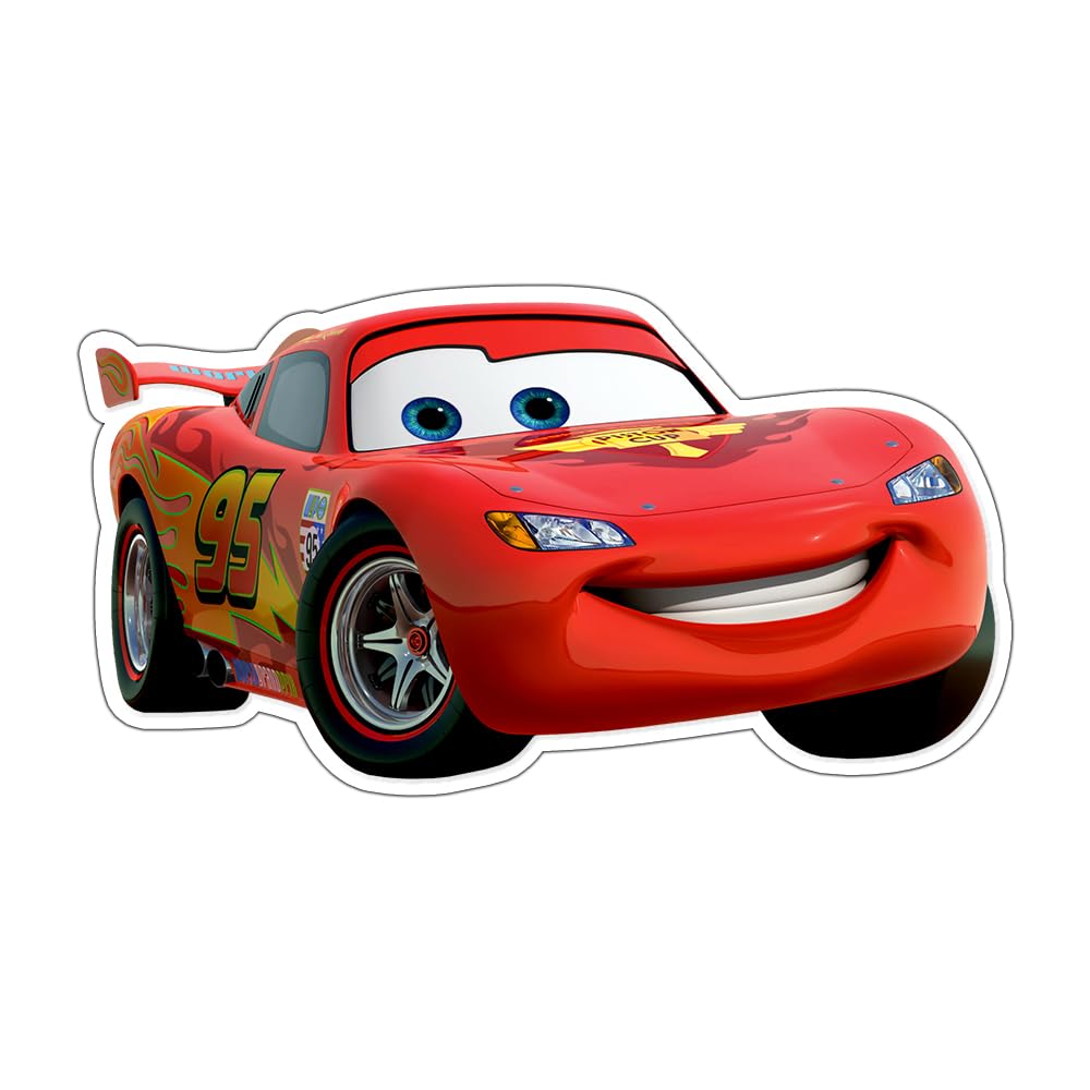 Lightning McQueenAcrylic Fridge Magnet || Lightning McQueen Theme || Home Decore Gift Birthday Velentine Boyfriend Waterproof Glass Like Finish