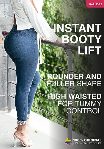 LT.ROSE Pantalones Colombianos Levanta cola | Butt Lifting High Waisted Jeans2