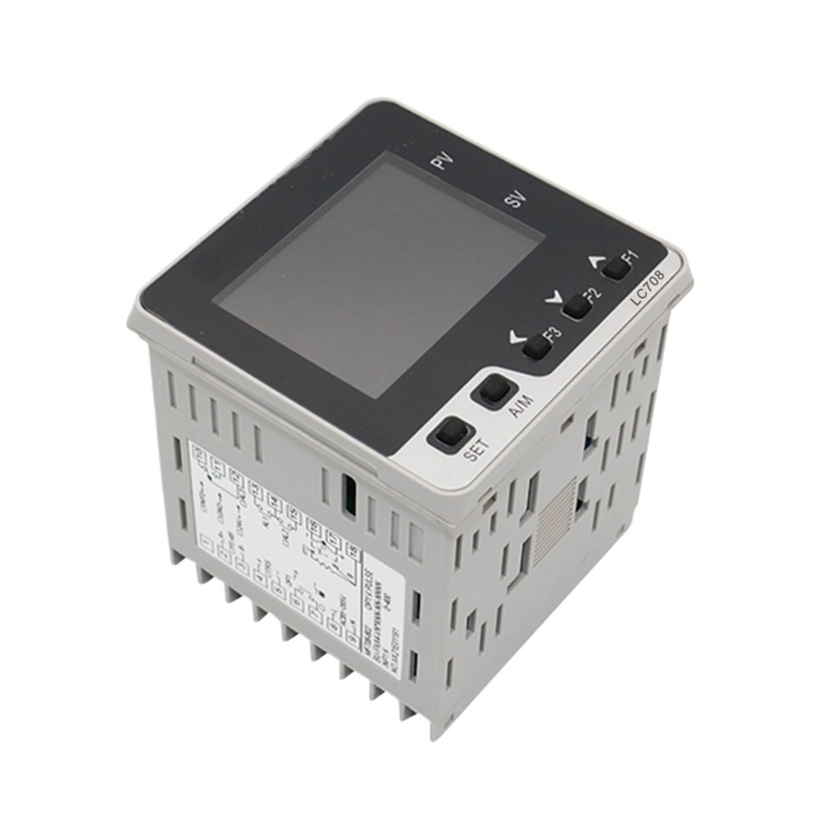 BALYDLUL Digital Temperature Controller SSR Relay 4-20MA 0-10V Output Regulator Timer Input With RS485 72x72mm LC708(RELAY Out 2Alarms)