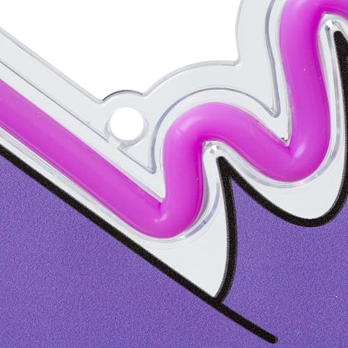 Image of Silver Buffalo Pokemon Gengar Face Small Die Cut Wall Art with Light Up Accents