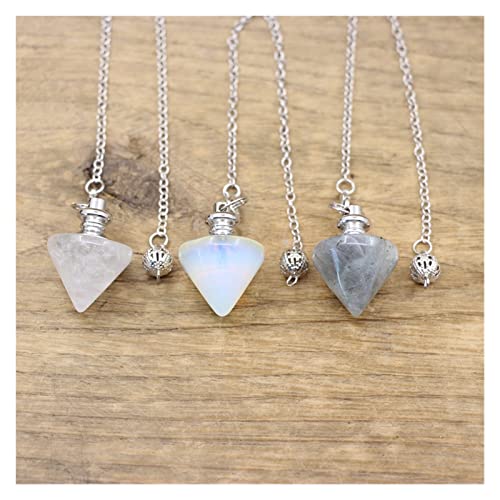 Reiki Cura Lápis Lapis Labradorita Cone Pêndulo Para Radiestesia Adivinhação Espiritual Wicca Crista