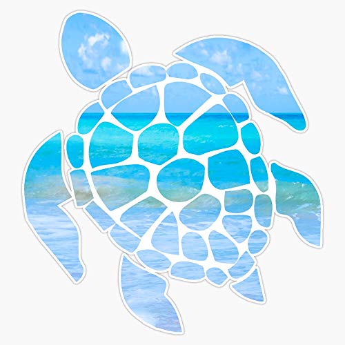 EMC Graphics Sea Turtle Vinyl Waterproof Sticker Decal Car Laptop Wall Window Bumper Sticker 5