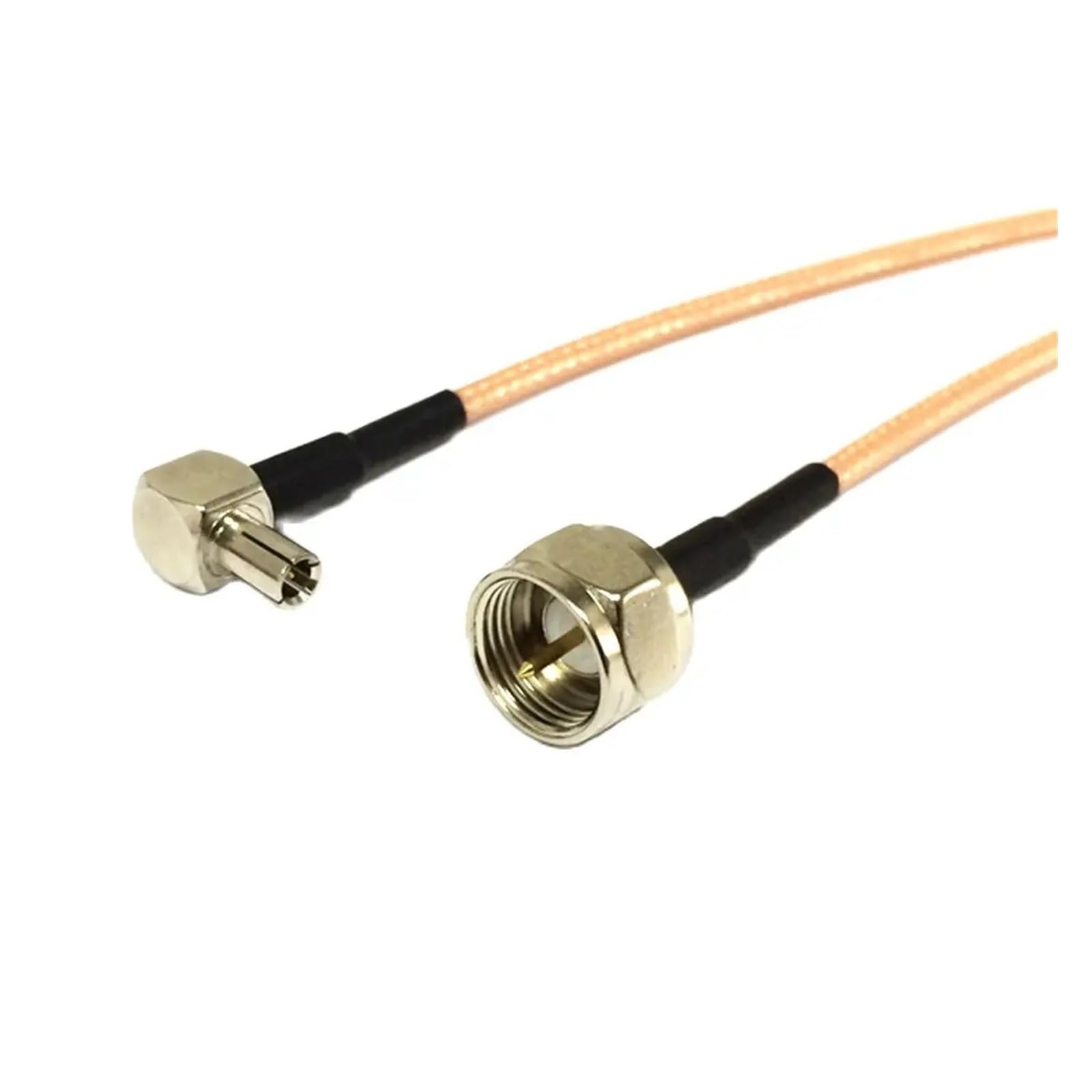 Cable TS9 interruptor F macho pigtail RG316 de 30cm para antena de módem 4