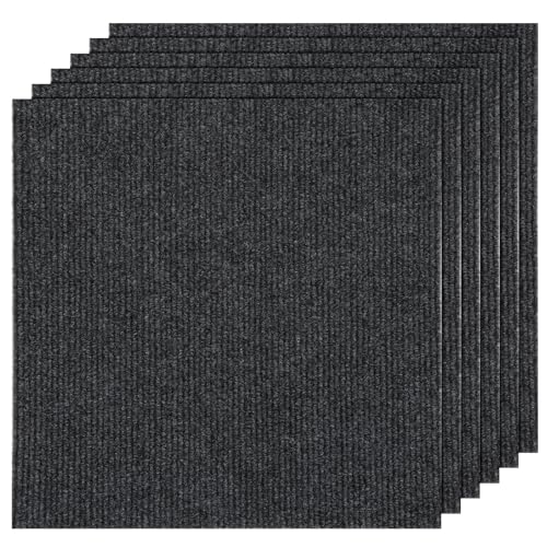 AKOLAFE 30PCS Black Peel and Stick Tiles