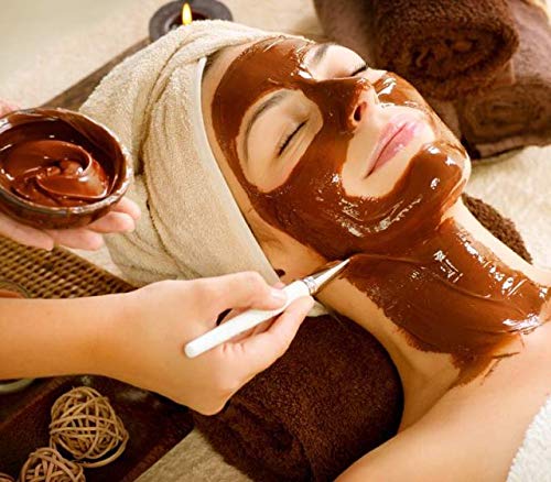 Miniatura 4 de Mascarilla facial de chocolate con leche orgánica y 15% ácido láctico con botánicos orgánicos para hidratar, desintoxicar y exfoliar, calidad de spa
