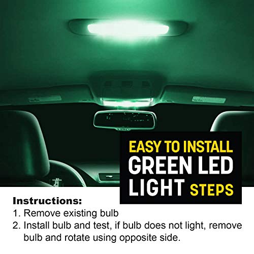 Pilot Automotive IL-3175G-AM Green LED Dome Light Bulb - Thumbnail 4