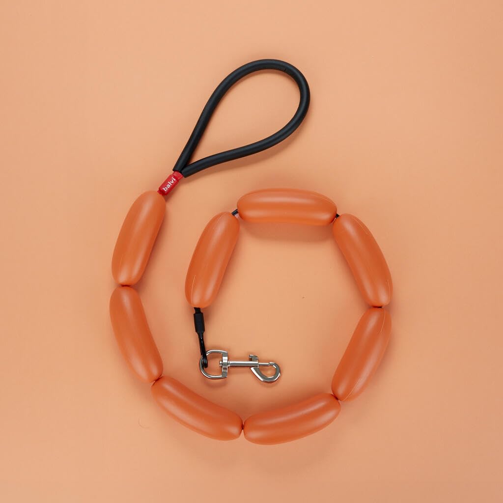 Balvi Guinzaglio cane Hot Dog Colore marrone Trendy guinzaglio per passeggiate con stile Plastica 110