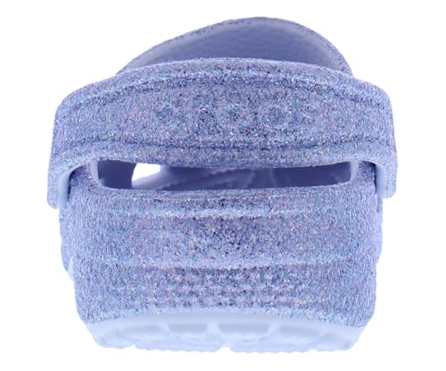 Image of Crocs Classic Glitter Sea Friends Clog Infant /Toddler Shoes Size 5, Color: Purple /Dreamscape-Purple
