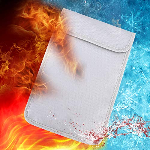 Bolsa de Sobres Bolsa ignífuga 17.5x27cm Bolsa ignífuga Bolsa de Archivo para...