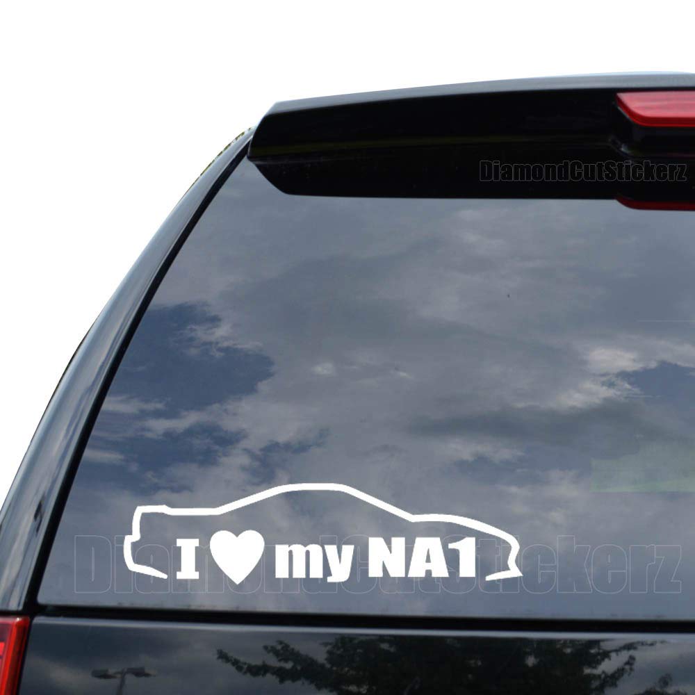 Amazon.com - DiamondCutStickerz I Love NA1 NSX Japanese JDM