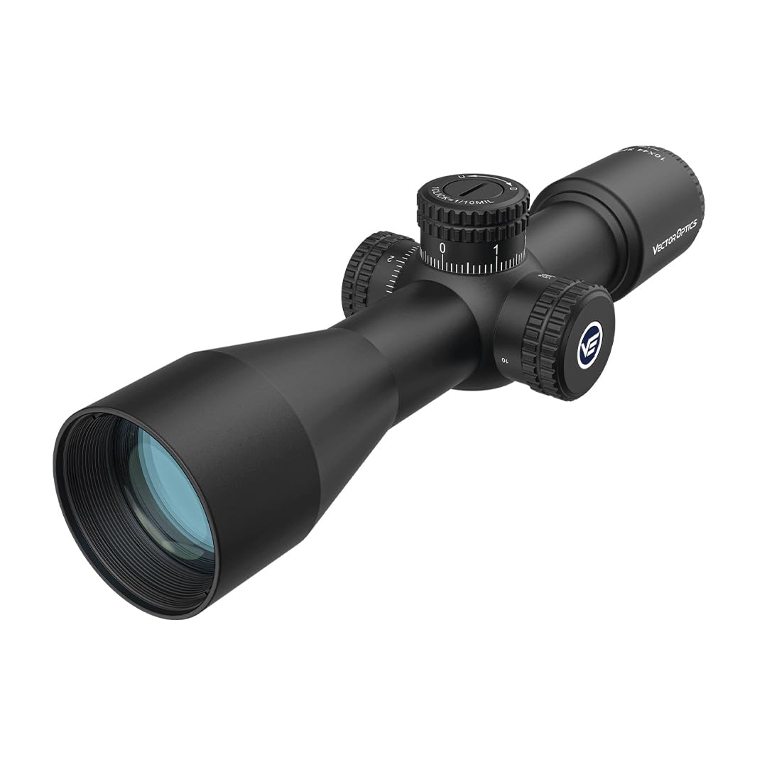 Vector Optics SCOM-41 Veyron 10x44 SFP - Cannocchiale per sport, airsoft e caccia, fucile ad aria compressa, mirino bersaglio, cannocchiale per fucile, scopa rifle