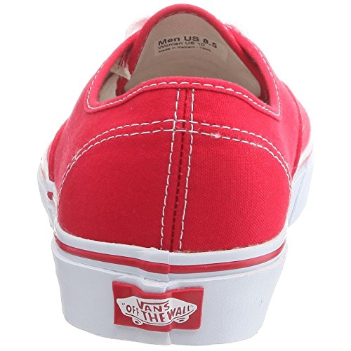 Vans Mens Authentic Core Classic Sneakers (46 M EU / 12 D(M) US, Red)3