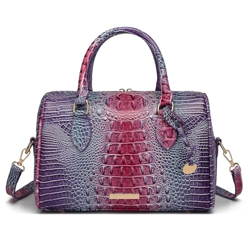 Image of Makcr Joacbv Top-Handle Crocodile Purses For Women Crossbody Leather Bags Trendy Large Capacity Tote with Shoulder Strap