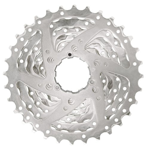 SunRace CSM63 7-Speed Nickel Plated Cassette, 12-28T, Silver (CSM63.7BS0.NS1.BX)