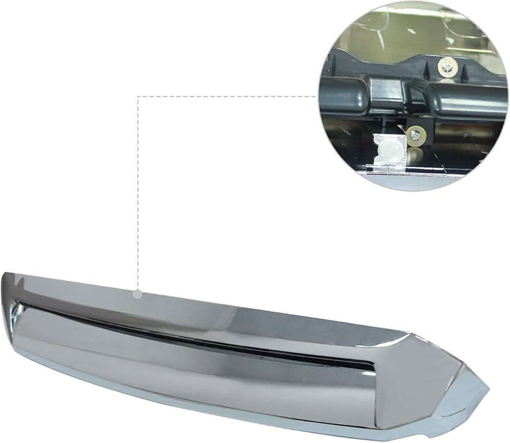 Tundra Front Upper Hood Bulge Molding - New Chrome Front