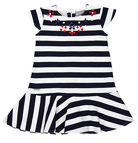 boboli 723271-9436 Vestido, Azul (Estampado Rayas), 10 años para Niñas