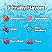 Push Pop Freezer Pops - Ice Popsicles Frozen, Individually Wrapped Variety Pack, 6 Classic Fruity Flavors, Fun Colored Frozen Treats for Party Favors, Bulk Snacks for Kids (48 Count)