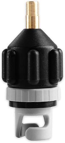 HEYTUR Adaptador de bomba inflable para barco SUP estándar Schrader bomba de aire convencional, adaptador de válvula de aire, accesorio de placa de