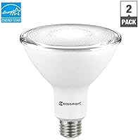 Vista 4 de EcoSmart Bombilla LED regulable PAR38 de luz diurna equivalente a 120 W (paquete de 2)