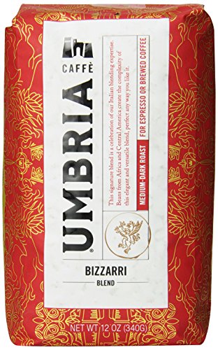 Caffe Umbria Fresh Seattle Whole Bean Roasted Coffee, Bizzarri Blend