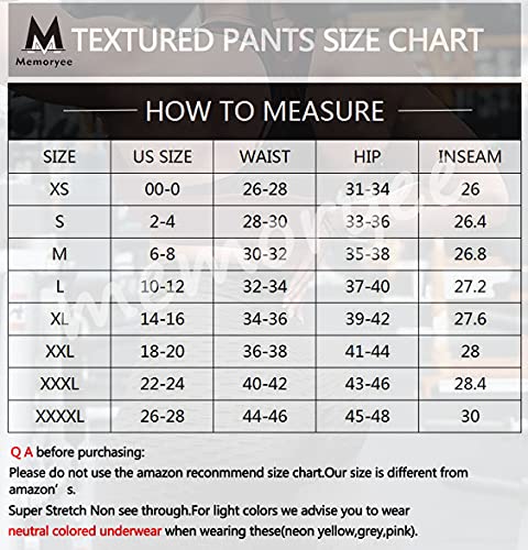 Memoryee Yogabroek met hoge taille, dames, met honingraat-patroon, geplooide achterpand, chic, met zakken, ook geschikt voor sport en gym - Image 7