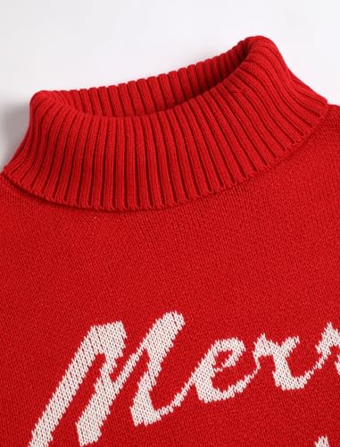 Image of ZAFUL Flower Crochet Turtleneck Sweater for Women Pullover Puff Long Sleeve Boho Knit Sweaters Trendy Knitwear Tops