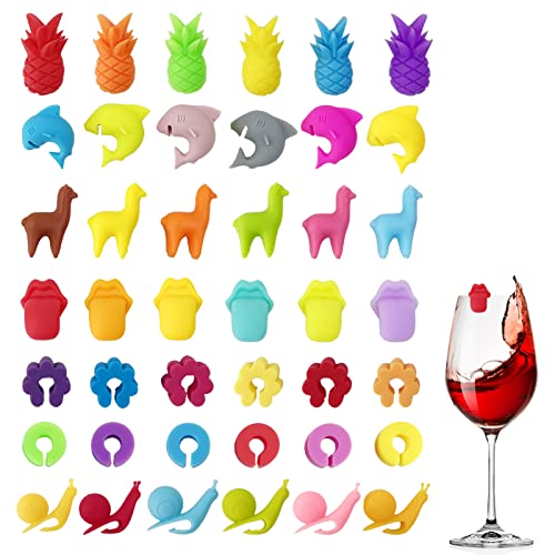 Mastrad Glasmarker Set - 12 Farben Mit Spenderbox