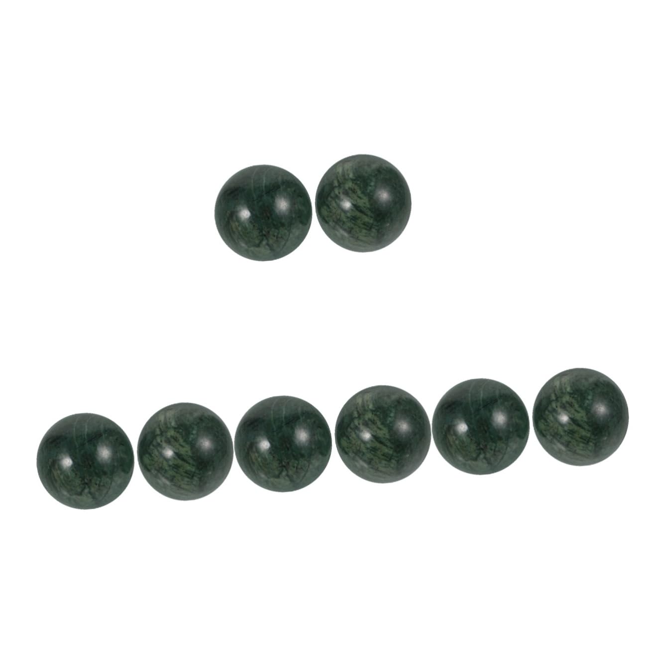 Healeved 8 Stk Jade-fitness-handball Massageball Werkzeug Massagebälle Für Erwachsene Handtrainingsbälle Massagegerät Massagebälle Für Handübungen Jadekugel Nuwa-stein Handgelenk Ältere