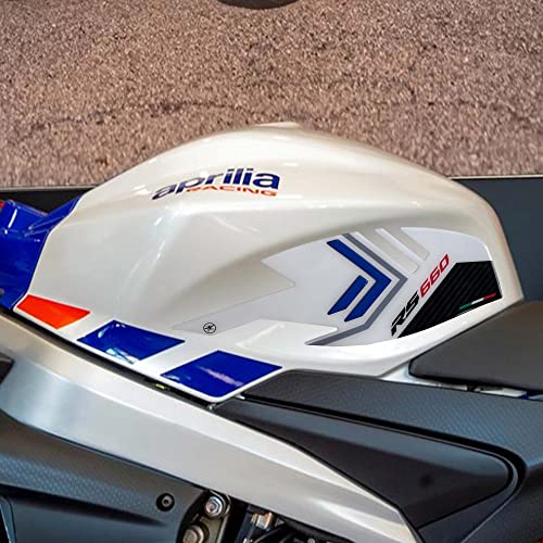 Autocollants 3D Réservoir Aprilia RS 660 de Labelbike, Finition Résine Édition Limitée