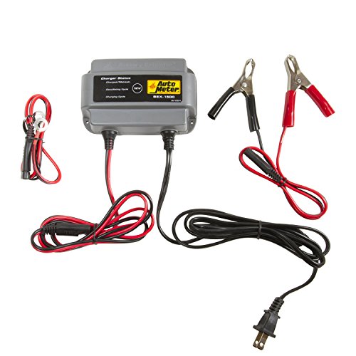 auto meter battery charger - AUTO METER BEX-1500 BEX Series 1.5 Amp Battery Charger/Maintainer,Multi