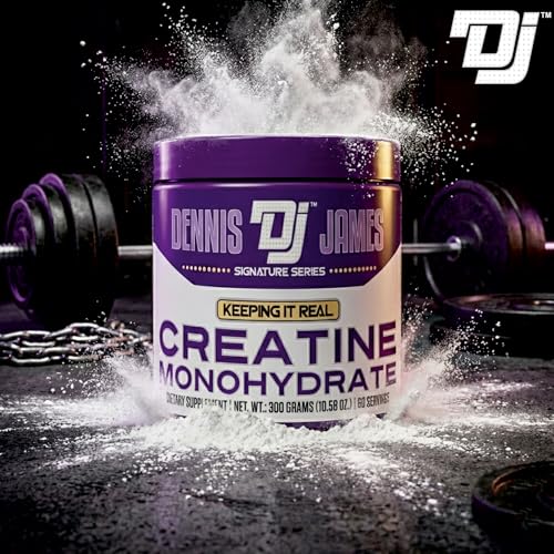 Image of Dennis James Signature Series Creatine Monohydrate | 100 Servings, 300g | Premium Muscle Power & Endurance Supplement