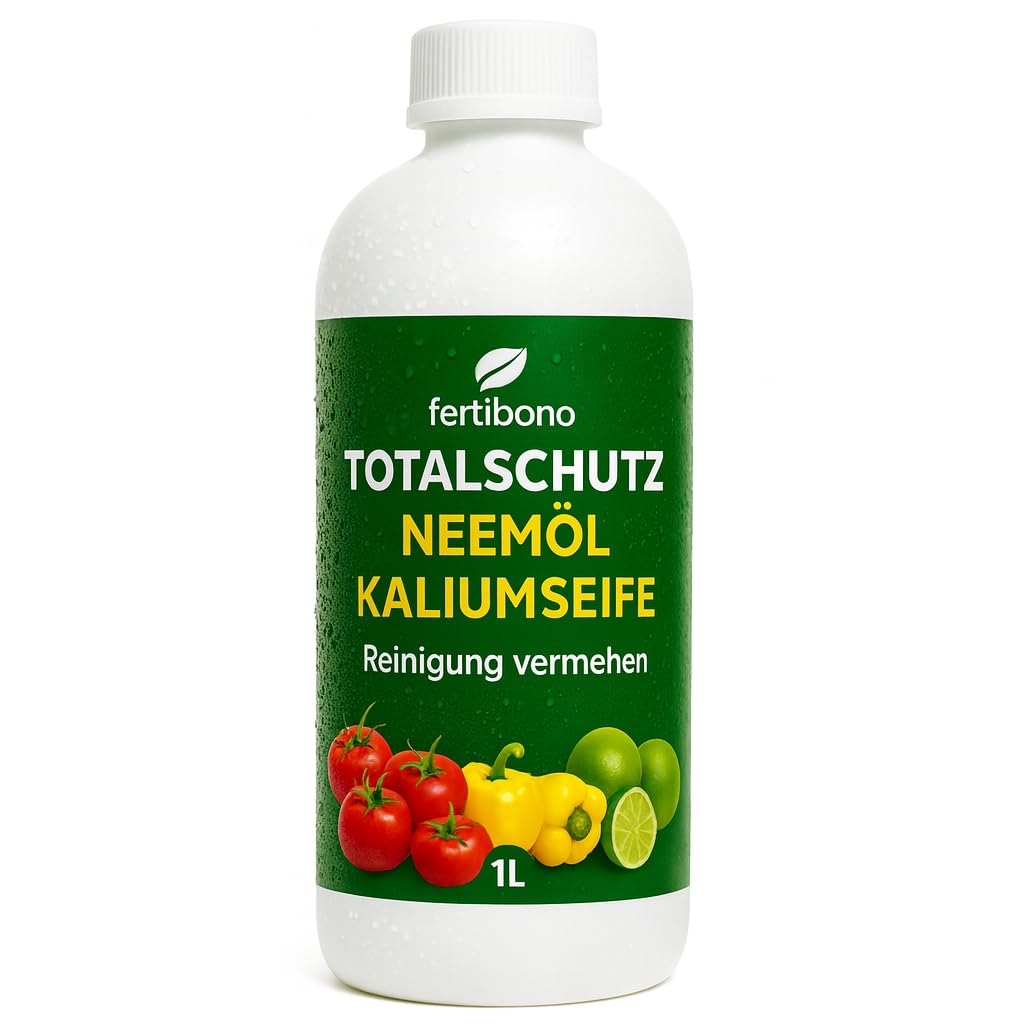 FERTIBONO Neemöl & Kaliseife 1L | Natürliche Pflege für Garten & Gemüse | Hält Blätter sauber & fördert Vitalität | Ohne Chemie