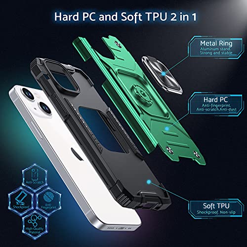 Coque iPhone 13 Mini antichoc militaire et étui à support magnétique - 5
