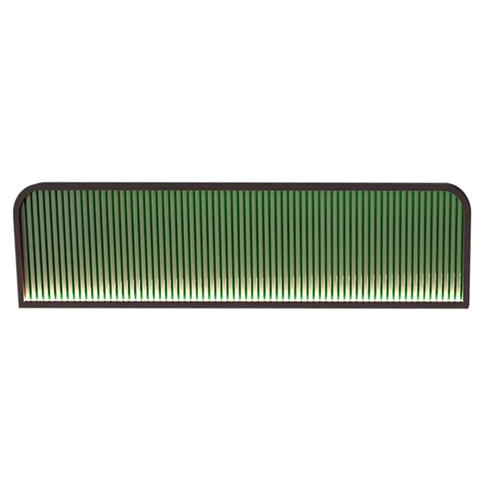 Cloisons de table en fer Vert-B 140x25cm : panneaux séparation métal salle