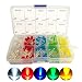 CO-RODE 300pcs 3mm 5mm Assorted Color 2pin Diffused LED Light Emitting Diodes Electronic Parts with 5 Colors