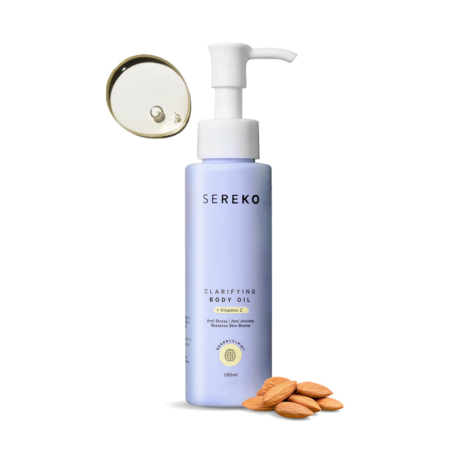 SEREKO Almond & 50X Vitamin C Body Oil For Daily Use | Reduces Dark Spots, Blemish, Deeply Nourishes, Brightens Skin Tone | Quick Absorbing & Non - Greasy | Psycodermatology Formula, 100ml (B0BTLPF2V5) Amazon Price History, Amazon Price Tracker