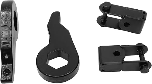 Miniatura 6 de Llaves de barra de torsión y extensores de choque, soportes ajustables de 1-3 pulgadas, kit de nivelación de suspensión delantera de elevación