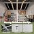 Restland 8x6 FT Resin Storage Shed with Floor Large Outdoor Shed Waterproof Plastic Garden Sheds for Patio, Backyard, Lawn