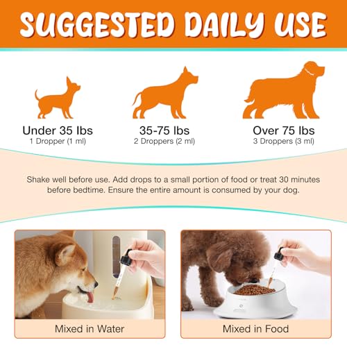 Flüssiges Kollagen für Hunde 60ml - Unterstützt Hüftgelenkflexibilität, Hautgesundheit & Juckreizlinderung - Fördert Verdauung, Immunsystem & Fellvitalität - Gelenknahrung mit Kollagen