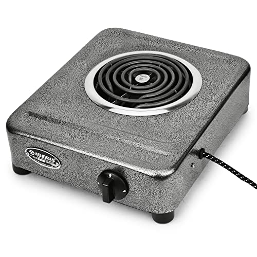 IBERIS Heavy Duty Deluxe Electric G Coil Radiant Gas Cooking Stove