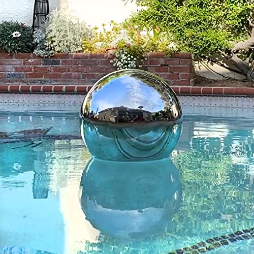 Lily's Home® Gazing Globe Mirror Ball In Silver Stainless Steel. (8 Inch) #TOP2