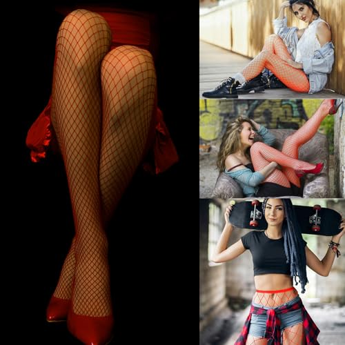Image of Buauty Black Fishnet Stockings for Women, Fishnet Tights Plus Size One Size Fit All