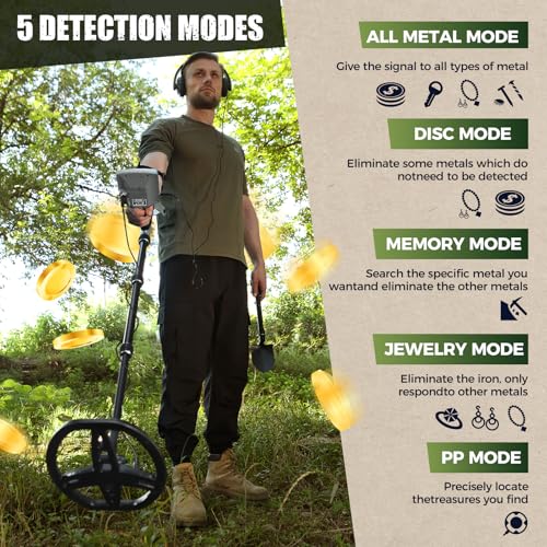 image for Gbnryg Metal Detector for Adults,Professional Higher Accuracy Metal De