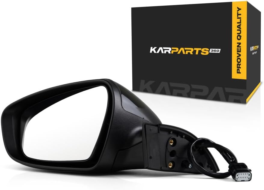 For Kia Forte 2014 2015 2016 Driver Side Door Mirror Rear | Power View | w/Signal Light | Manual Folding | Heated | Paint to Match | Sedan | 87610A7210 | KI1320182