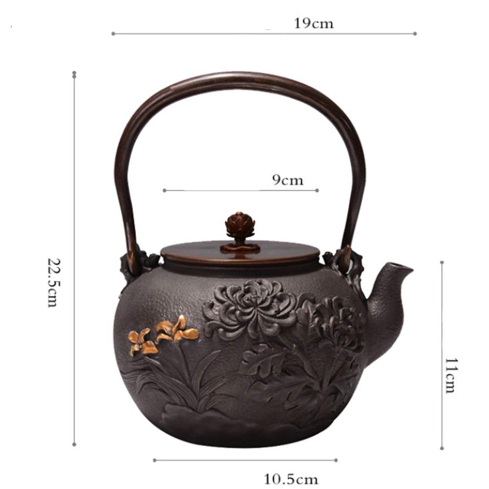 Porcelana Hervidor de té de Hierro Fundido imitación del Sur de japón hervidor de Hierro hervidor