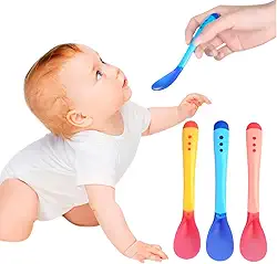 kit 3 colheres Thermosensíveis mudam de cor comida quente