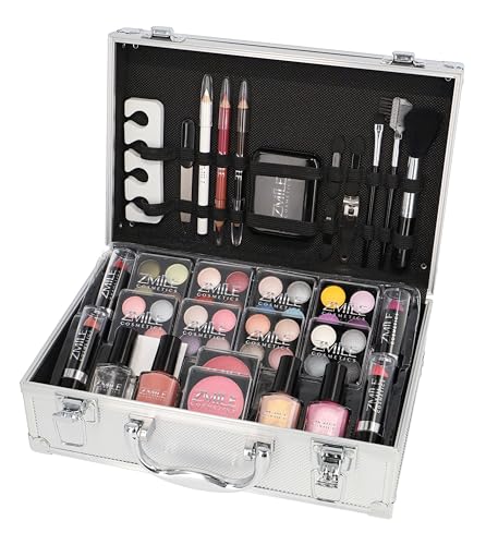 ZMILE COSMETICS French Manicure Kosmetikkoffer vegane Kosmetik mit Schminke - Make Up Set für unterwegs, zum Reisen und Verschenken