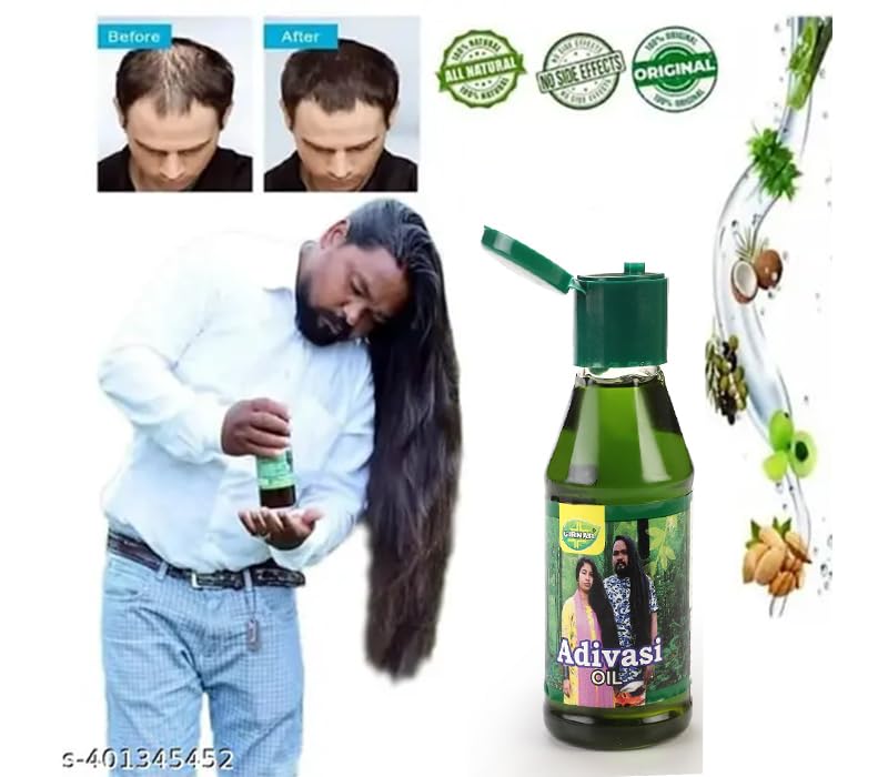 Image of GIRNAR Adivasi Hair Oil Original Herbal Oil For Hair Growth, Hair Fall Control, For Women And Men,100 Ml