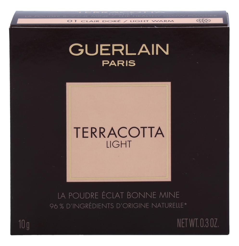 Terracotta Light The Sun Kissed Healthy Glow Powder - 01 Light Warm by Guerlain for Women - 0.3 oz Powder - Image 3