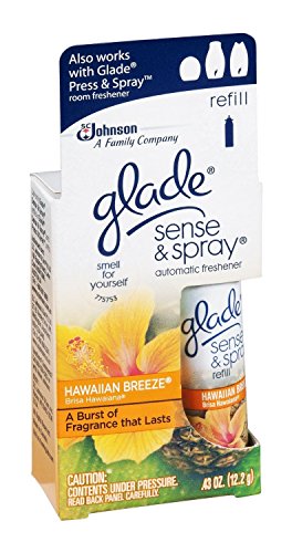 Glade Sense & Spray Refill-Hawaiian Breeze-0.43 oz. (Pack of 4)